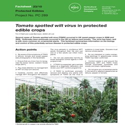 Factsheet 23/10. Horticultural.